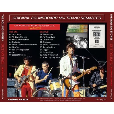 画像2: THE ROLLING STONES 1978 OUT ON BAIL MULTIBAND REMASTER 2CD