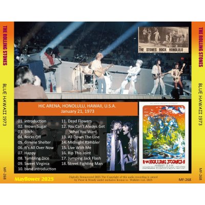 画像2: THE ROLLING STONES 1973 BLUE HAWAII CD